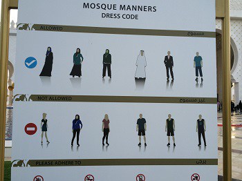 dubai mosque dress code
